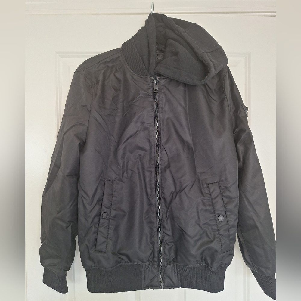 Guess Black Bomber Jacket Size S